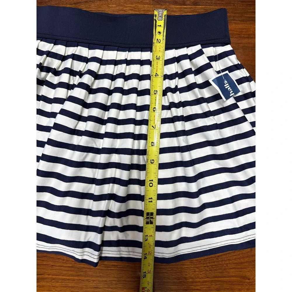 Kate Spade‎ New York Striped Mini Skirt Women's Small Blue White NWT